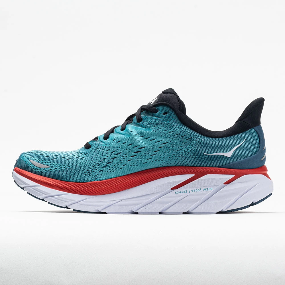Hoka One One Clifton 8 Men's Real Teal/Aquarelle 2 Hoka One One Clifton 8 Men's Real Teal/Aquarelle - Image 2