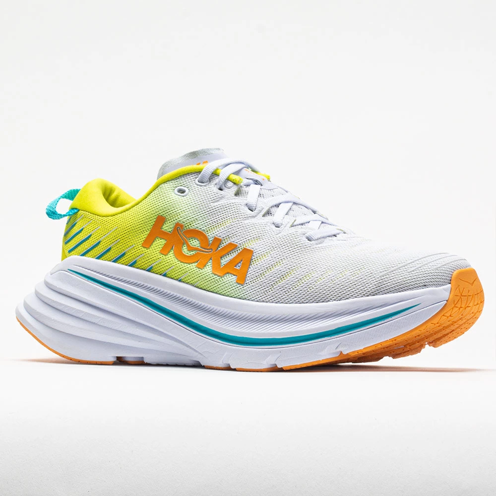 Hoka One One Bondi X Men's White/Evening Primrose 5 Hoka One One Bondi X Men's White/Evening Primrose - Image 5
