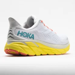 HOKA Clifton 8 Men's Blanc De Blanc/Illuminating -fashion shoes 047649 6