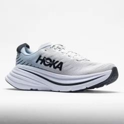 HOKA Bondi X Men's Blanc De Blanc/Blue Fog -fashion shoes 047660 5