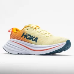 HOKA Bondi X Men's Yellow Pear/Radiant Yellow -fashion shoes 047662 5