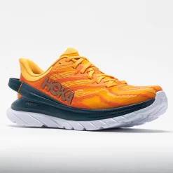 HOKA Mach Supersonic Men's Radiant Yellow/Camellia -fashion shoes 047676 5