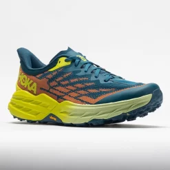 HOKA Speedgoat 5 Men's Blue Coral/Evening Primrose -fashion shoes 047736 5