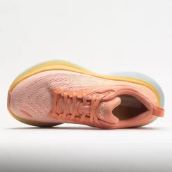 HOKA Bondi 8 Women's Shell Coral/Peach Parfait 8 HOKA Bondi 8 Women's Shell Coral/Peach Parfait -fashion shoes 048475 2