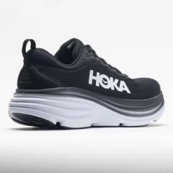 HOKA Bondi 8 Men's Black/White -fashion shoes 048480 6
