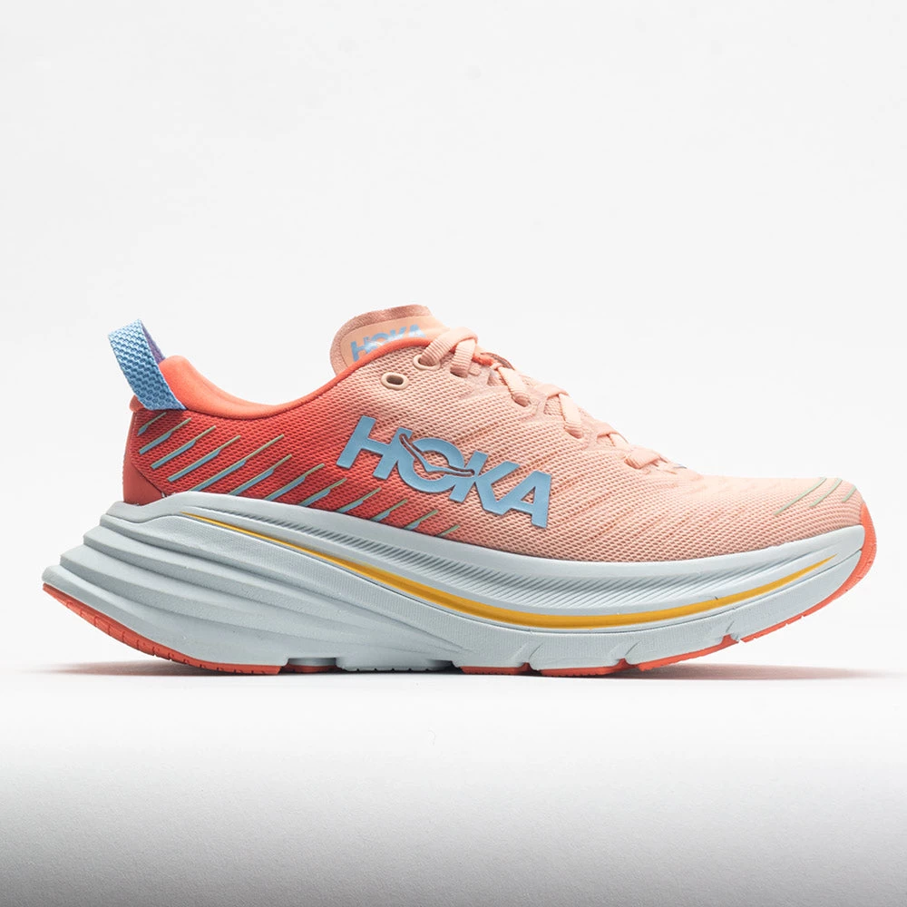 HOKA Bondi X Women's Camellia/Peach Parfait 1 HOKA Bondi X Women's Camellia/Peach Parfait