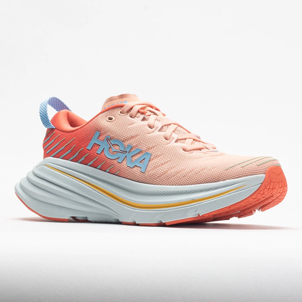 HOKA Bondi X Women's Camellia/Peach Parfait 5 HOKA Bondi X Women's Camellia/Peach Parfait - Image 5