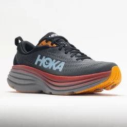 HOKA Bondi 8 Men's Anthracite/Castlerock -fashion shoes 048615 5