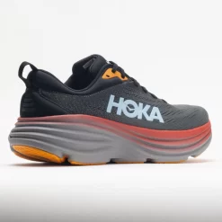 HOKA Bondi 8 Men's Anthracite/Castlerock -fashion shoes 048615 6
