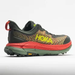 HOKA Mafate Speed 4 Men's Thyme/Fiesta -fashion shoes 048635 6