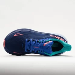 HOKA Clifton 9 Women's Bellwether Blue/Ceramic -fashion shoes 049206 2