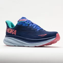 HOKA Clifton 9 Women's Bellwether Blue/Ceramic -fashion shoes 049206 5