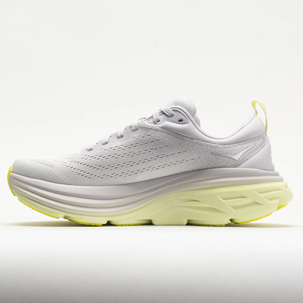 HOKA Bondi 8 Women's Nimbus Cloud/Luminary Green 2 HOKA Bondi 8 Women's Nimbus Cloud/Luminary Green - Image 2