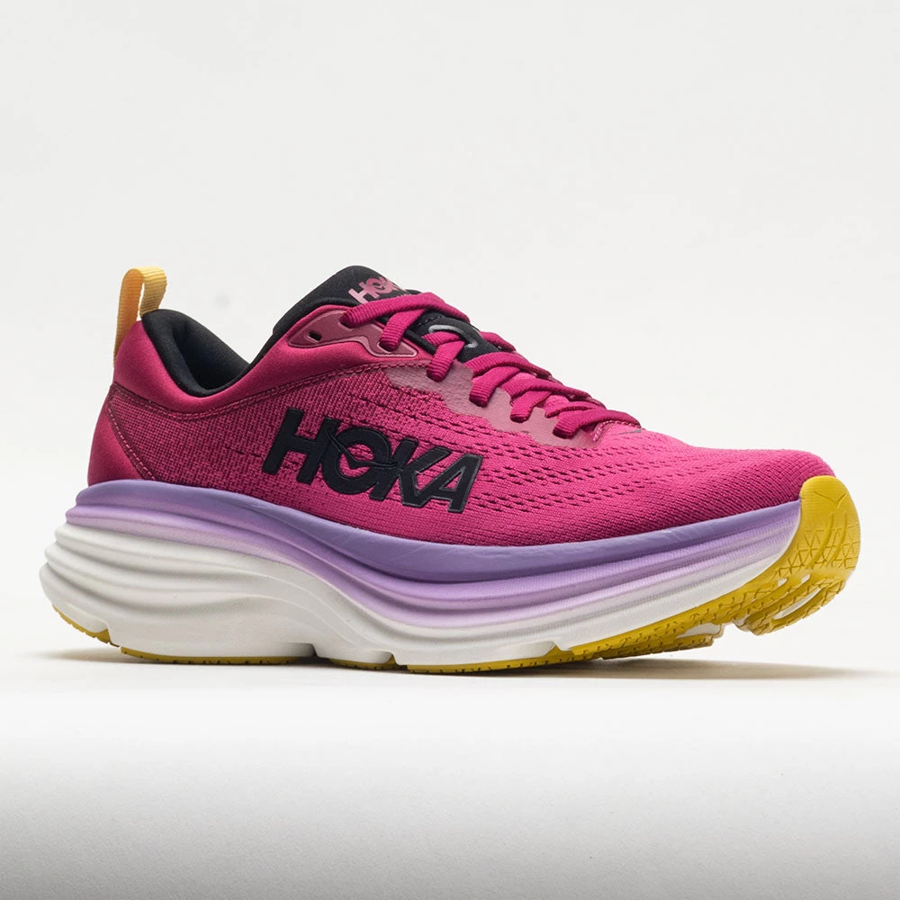 HOKA Bondi 8 Women's Cherries Jubilee/Pink Yarrow 5 HOKA Bondi 8 Women's Cherries Jubilee/Pink Yarrow - Image 5