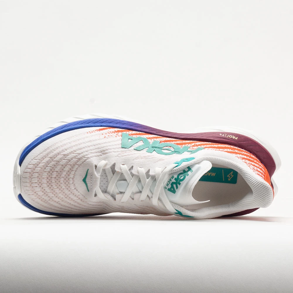 HOKA Mach 5 Women's White/Flame 3 HOKA Mach 5 Women's White/Flame - Image 3