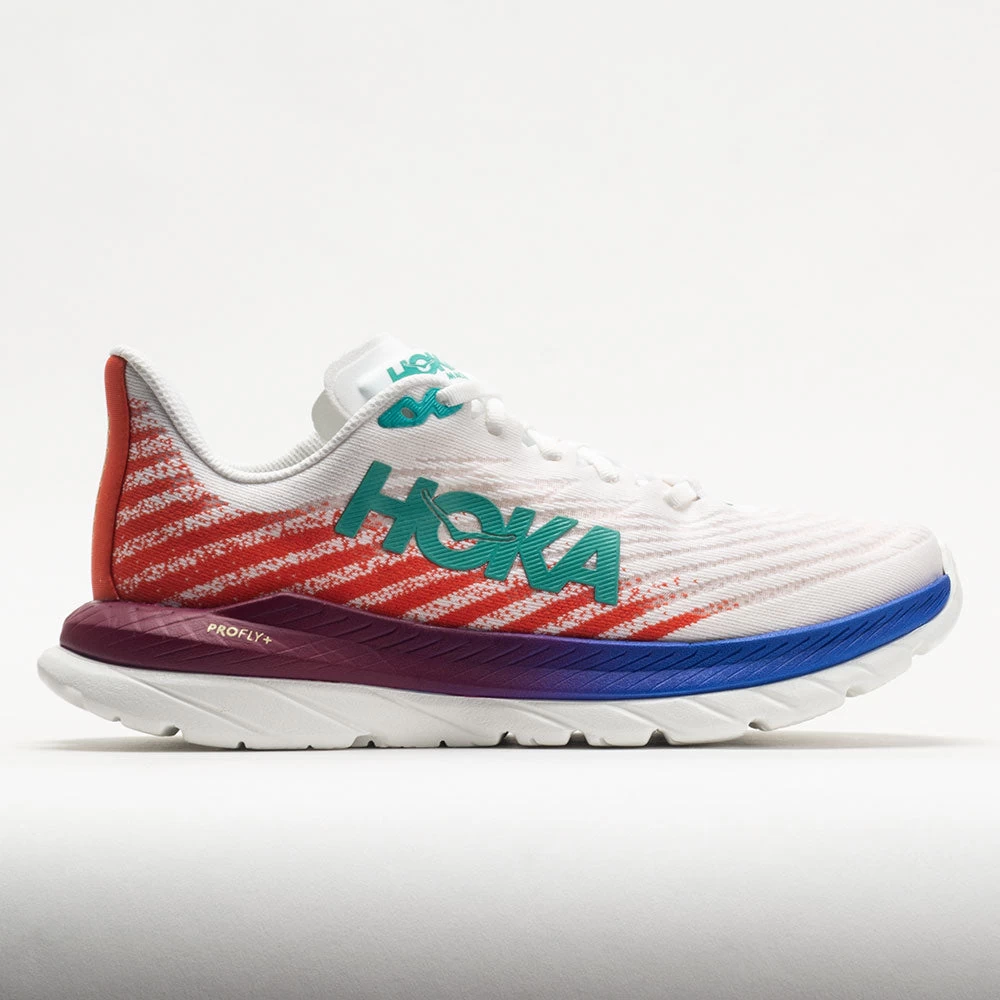 HOKA Mach 5 Women's White/Flame 1 HOKA Mach 5 Women's White/Flame