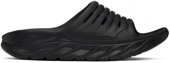 HOKA ONE ONE Ora Recovery Slide - Men's Shoes - Black / Black 1 HOKA ONE ONE Ora Recovery Slide - Men's Shoes - Black / Black