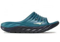 Hoka One One HOKA Men's Ora Recovery Slide 2 Sandal In Blue Coral/Butterfly