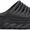 HOKA ONE ONE Ora Recovery Slide - Women's Shoes - Black / Black