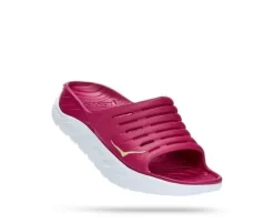 Hoka One One HOKA Women's Ora Recovery Slide 2 Sandal In Festival Fuchsia/Butterfly