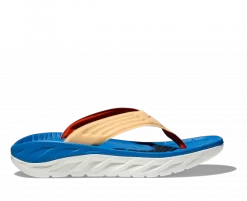 Hoka One One HOKA Men's Ora Recovery Flip 2 Sandal In Impala/Coastal Sky