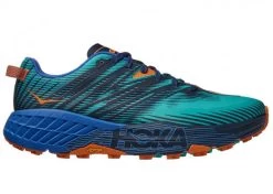 HOKA ONE ONE Speedgoat 4 - Men's Trail Shoes - Atlantis / Dazzling Blue