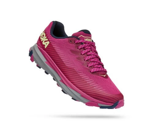 Hoka One One HOKA Women's Torrent 2 Trail Running Shoes In Festival Fuchsia/Ibis Rose 1 Hoka One One HOKA Women's Torrent 2 Trail Running Shoes In Festival Fuchsia/Ibis Rose