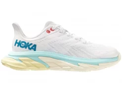 Hoka One One HOKA Women's Clifton Edge Shoes In Blanc De Blanc/Blue Tint