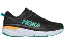 Hoka One One HOKA Men's Bondi 7 Shoes In Black/Atlantis