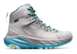 Hoka One One HOKA Women's Sky Kaha Gore-Tex Hiking Shoes In Frost Gray/Aqua Haze