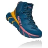 Hoka One One HOKA Men's Tennine Hike Gore-Tex Hiking Shoes In Moroccan Blue/Saffron
