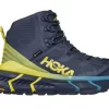 Hoka One One HOKA Men's Tennine Hike Gore-Tex Hiking Shoes In Ombre Blue/Green Sheen