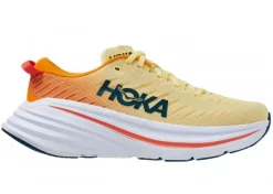 Hoka One One HOKA Men's Bondi X Shoes In Yellow Pear/Radiant Yellow