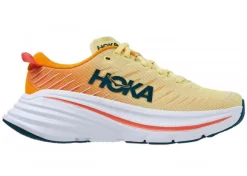 Hoka One One HOKA Women's Bondi X Shoes In Yellow Pear/Radiant Yellow