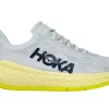 HOKA ONE ONE Carbon X 2 - Women's Running Shoes - Blue Flower / Luminary Green