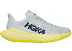 HOKA ONE ONE Carbon X 2 - Women's Running Shoes - Blue Flower / Luminary Green