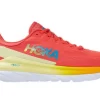 HOKA ONE ONE Mach 4 - Men's Running Shoes - Hot Coral / Saffron