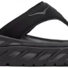 Hoka One One Black ORA Recovery Sandals