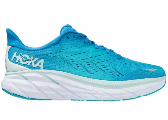 Hoka One One HOKA Men's Clifton 8 Shoes In Ibiza Blue/Scuba Blue 1 Hoka One One HOKA Men's Clifton 8 Shoes In Ibiza Blue/Scuba Blue