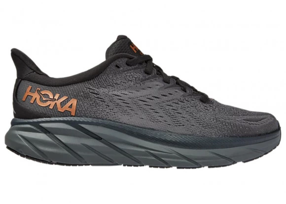 Hoka One One HOKA Women's Clifton 8 Shoes In Anthracite/Copper 1 Hoka One One HOKA Women's Clifton 8 Shoes In Anthracite/Copper