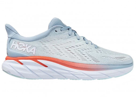 Hoka One One HOKA Women's Clifton 8 Shoes In Blue Fog/Plein Air 1 Hoka One One HOKA Women's Clifton 8 Shoes In Blue Fog/Plein Air