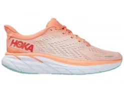 Hoka One One HOKA Women's Clifton 8 In Cantaloupe/Silver Peony