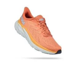 Hoka One One HOKA Women's Clifton 8 Shoes In Sun Baked/Shell Coral