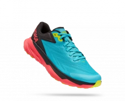 Hoka One One HOKA Men's Zinal All-Terrain Running Shoes In Scuba Blue/Black