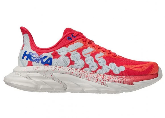 Hoka One One HOKA Clifton Edge In Paradise Pink/Blue Flower 1 Hoka One One HOKA Clifton Edge In Paradise Pink/Blue Flower