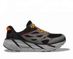 Hoka One One HOKA Clifton L Suede Shoes In Blrk