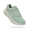 Hoka One One HOKA Clifton L Suede Shoes In Smoke Green/Celadon Tint