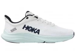 Hoka One One HOKA Women's Solimar Running Shoes In Blanc De Blanc/Blue Glass