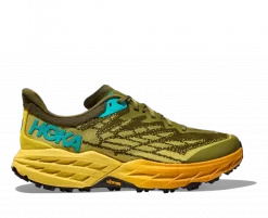 Hoka One One HOKA Men's Speedgoat 5 Running Shoes In Avocado/Passion Fruit