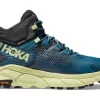 Hoka One One HOKA Men's Trail Code GORE-TEX Hiking Shoes In Blue Graphite/Blue Coral